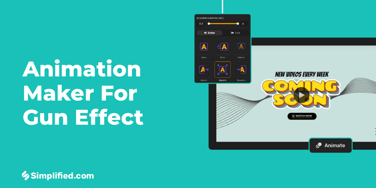 Gun Trigger Animation AI Photo Animation for Gun Effect
