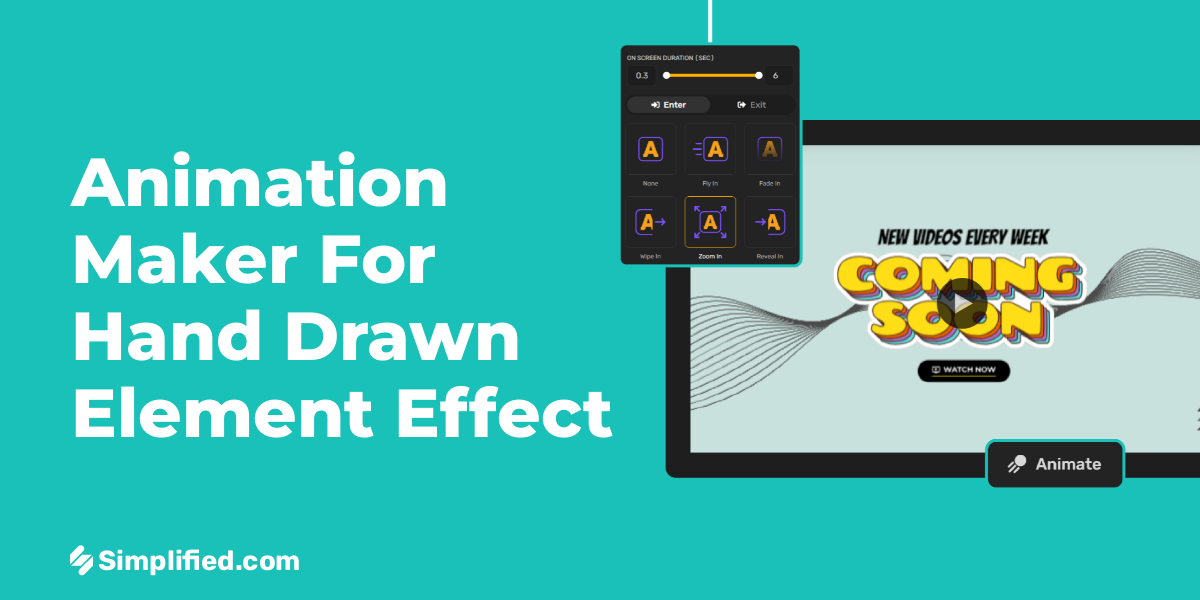 AI Photo Animation for Hand Drawn Element Effect