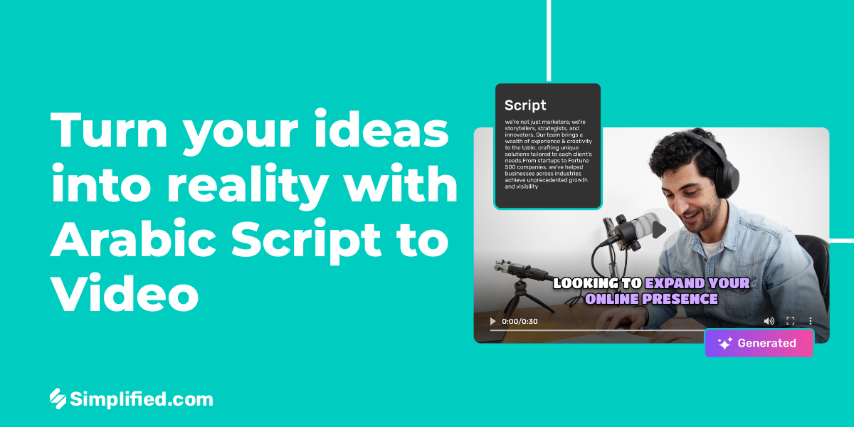 Arab Video Visualizer Convert Arabic Script to Video Using AI - Turn Your Ideas into Videos