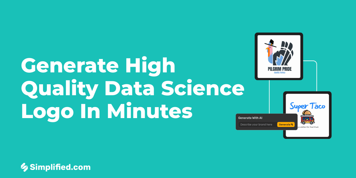 Data Simulation Logo AI Data Science Logo Maker: Try Free Now