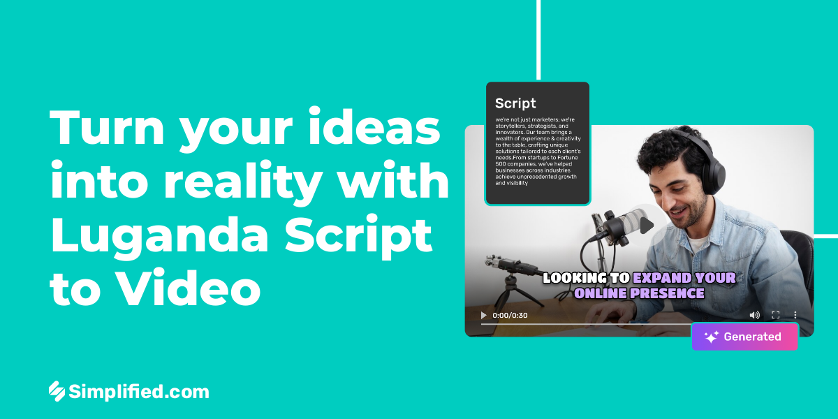 Script To Text Video Luganda Script to Video AI | Convert Text to Luganda Videos